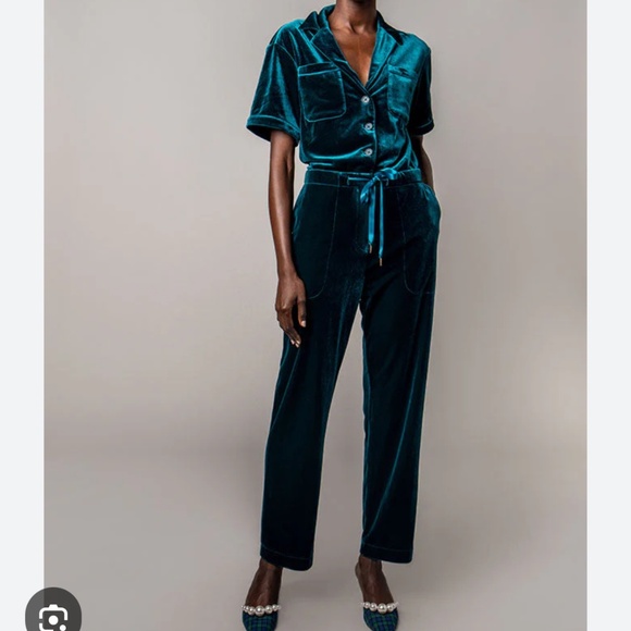Rachel Antonoff Pants - Rachel Antonoff velvet jumpsuit